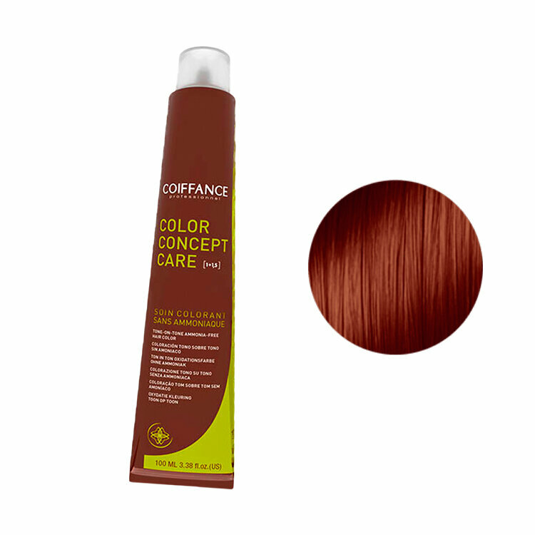 Coiffance Professionnel 7.44 Натуральный безаммиачный крем-краситель тон-в-тон COLOR CONCEPT CARE, 100 мл