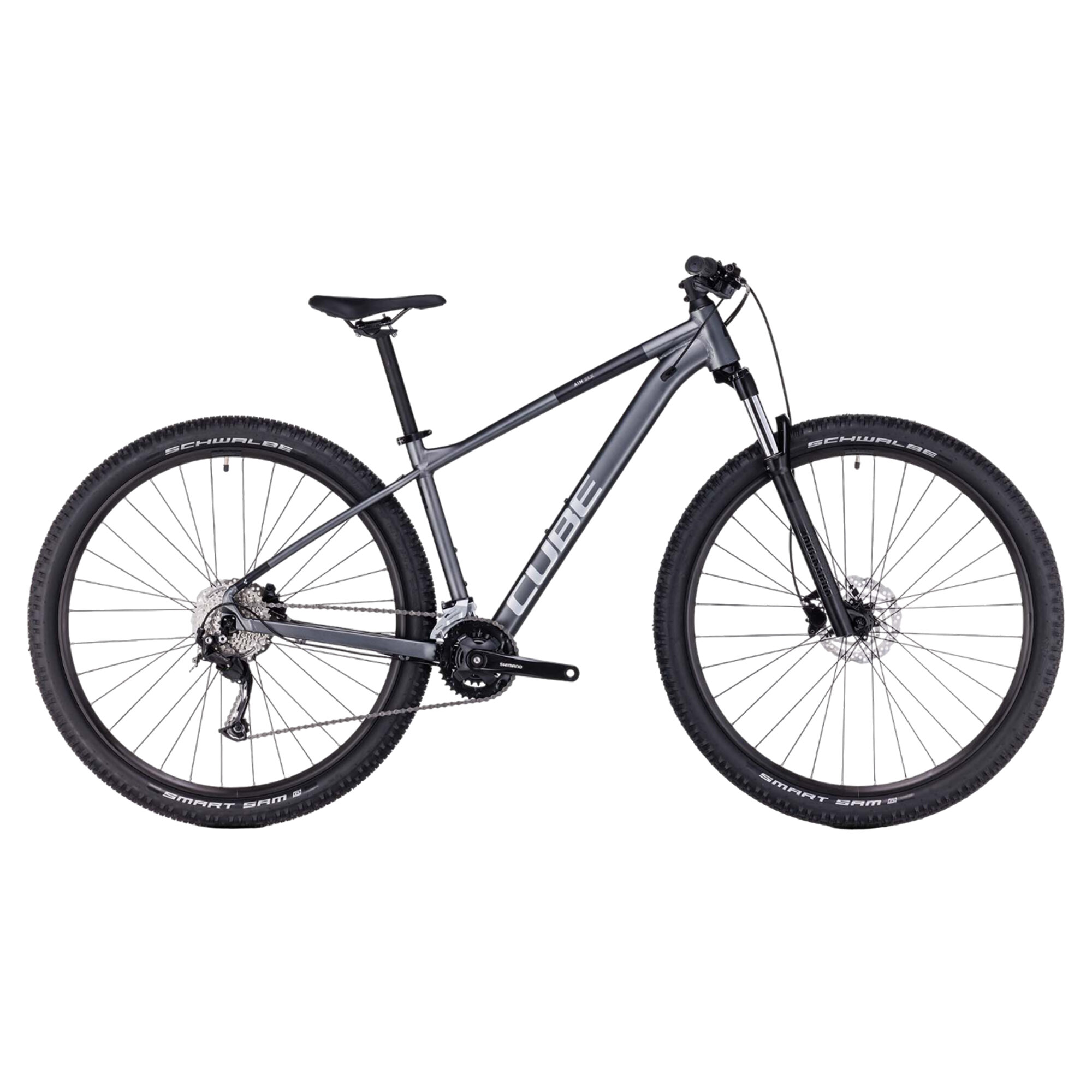 Велосипед CUBE Aim SLX graphite n metal (2024), рама 18", колеса 29"
