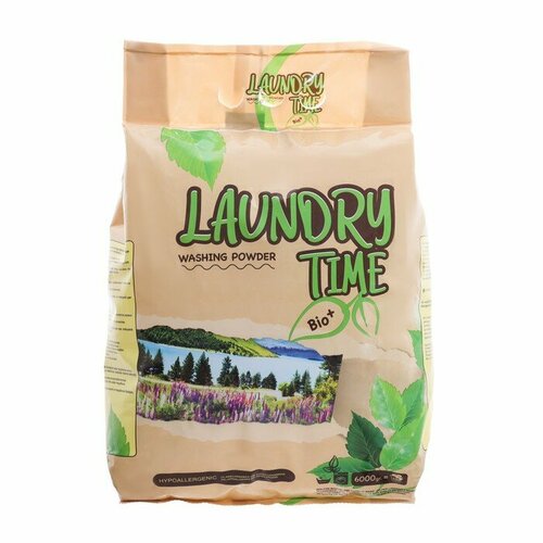 Стиральный порошок Laundry time BIO, 6 кг