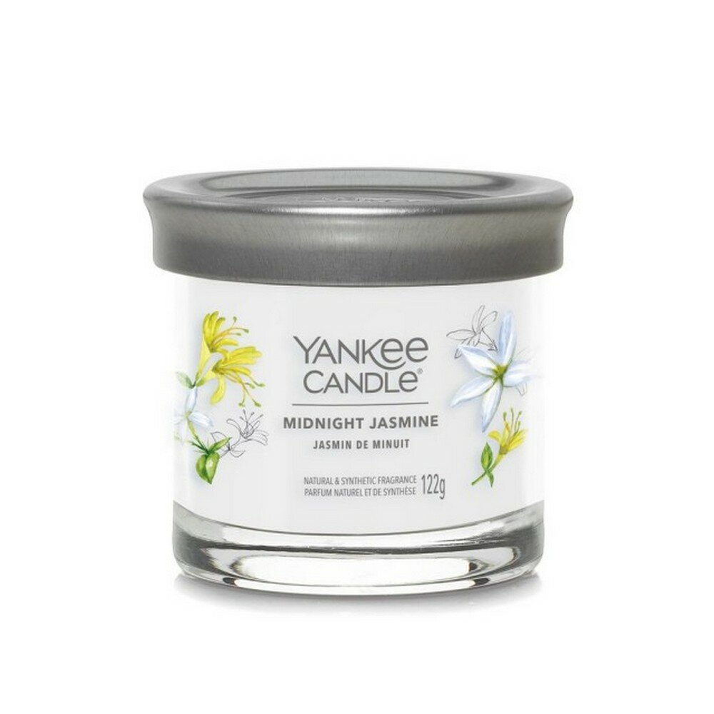 Свеча маленькая в стеклянной банке Ночной жасмин Midnight Jasmine 122гр / 20-30 часов