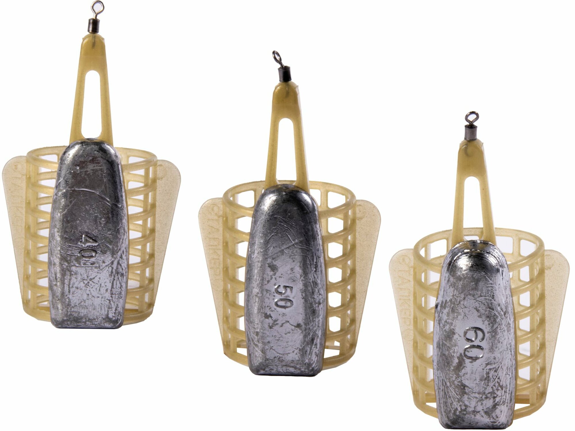 Монтаж фидерный Salmo FEEDER набор №1 40г-1шт/50г-1шт/60г-1шт с один крючком — фото 1