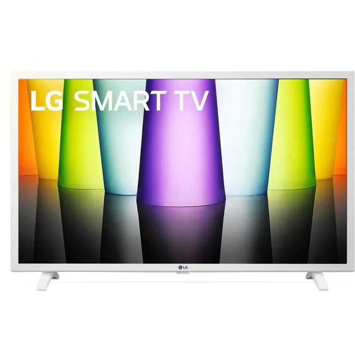 Телевизор LG 32LQ63806LC, 32", 1920x1080, DVB-/T2/C/S2, HDMI 2, USB 1, smart tv, белый