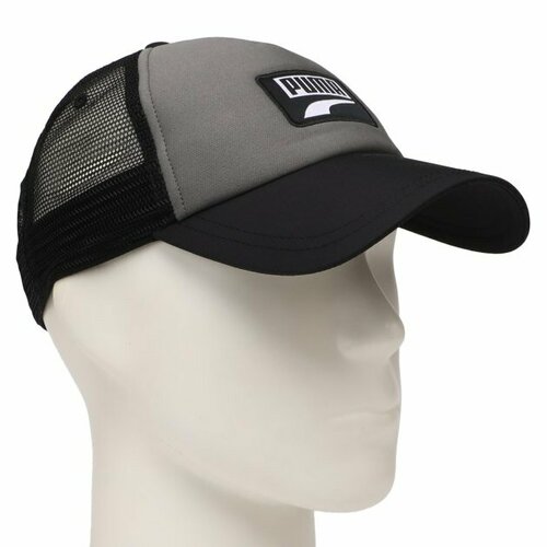 Бейсболка PUMA, размер б/р, черный бейсболка kershaw red black mesh trucker cap модель capker181