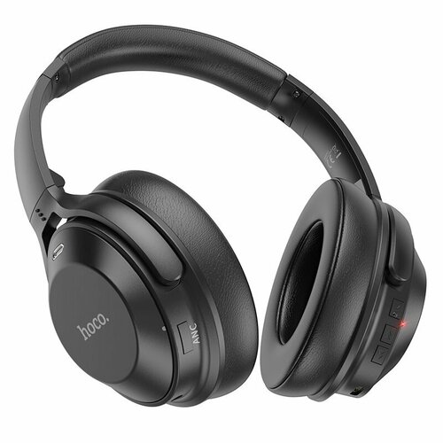 Беспроводные наушники Hoco W37, Sound Active, ANC, полноразмерные, черный headphones наушники hoco es15 soul sound беспроводные черный