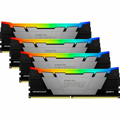 Память оперативная 32GB Kingston FURY Renegade RGB KF436C16RB2AK432 3600MHz DDR4 CL16 DIMM Kit of 4 1590000₽