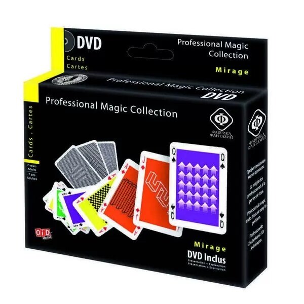 Набор для фокусов Фабрика фантазий "Professional Magic Collection", Карты Мираж, с обучающим диском (010-59371)