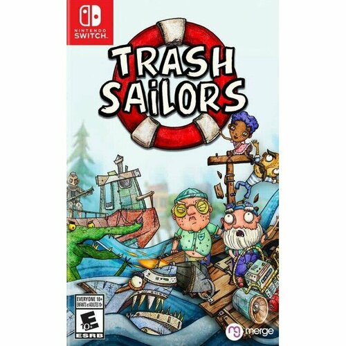 Игра Trash Sailors (Nintendo Switch, русские субтитры) lightweight aluminum alloy sanitation trash garbage trash folder objects pliers picking up trash clip new garden pick tool