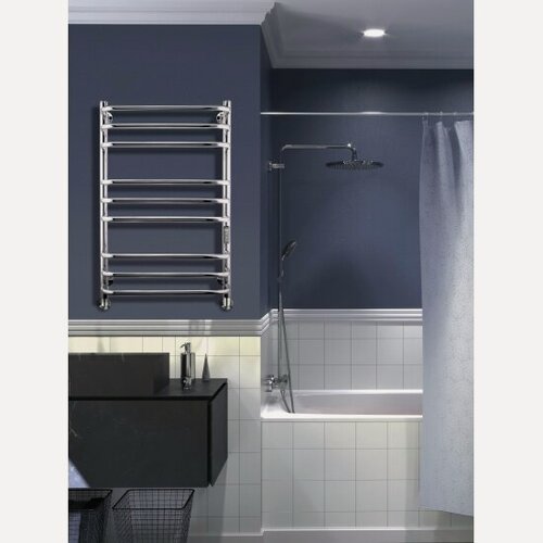 Изображение товара Полотенцесушитель Indigo® Brace Lux б/п (electro) 80/50 (таймер, скр. монтаж, унив. подкл. R/L, Полиров.) INDIGO