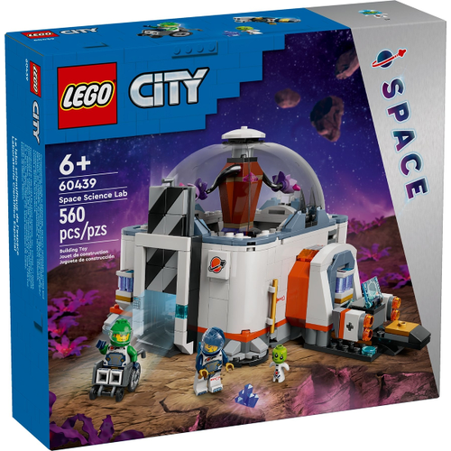 Конструктор LEGO City 60439 Лаборатория космических исследований конструктор lego city 60230 комплект мини фигурок исследования космоса