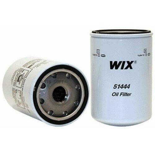 WIX-FILTERS 51444 Фильтр масляный Komatsu/CAT (3I1482, LF3664, P550086)