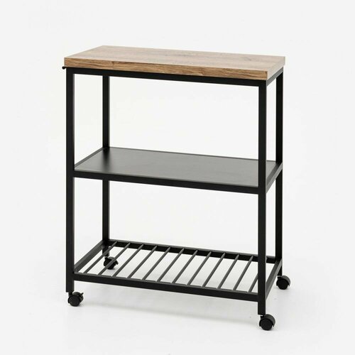 Сервировочная тележка стол на колесах этажерка остров Лофт 22500₽