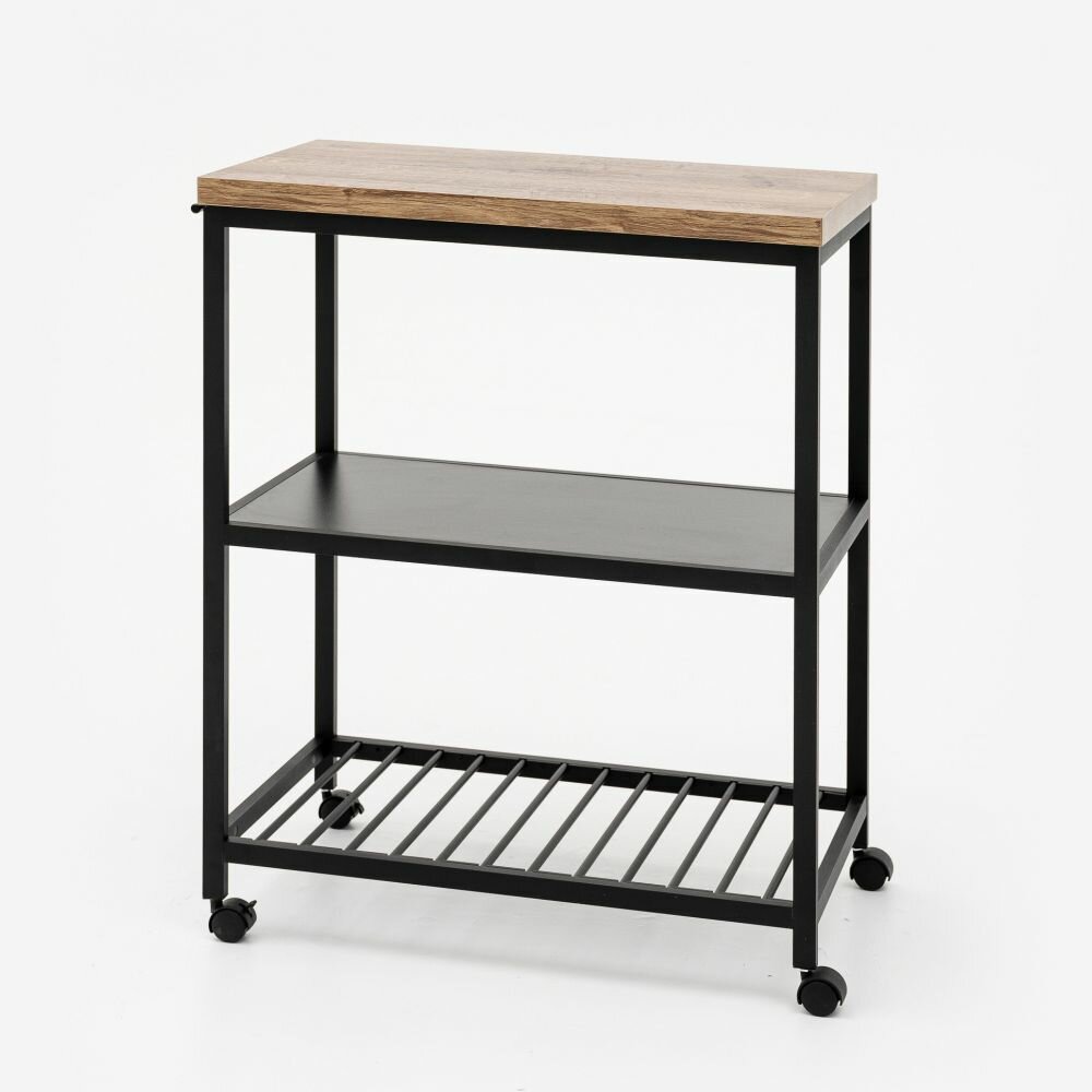 фото Сервировочная тележка, стол на колесах, этажерка, остров, Лофт