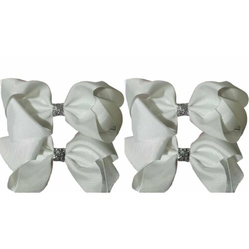 BEAUTELLA Бантик для волос маленький на зажиме, 2 шт, 2 уп