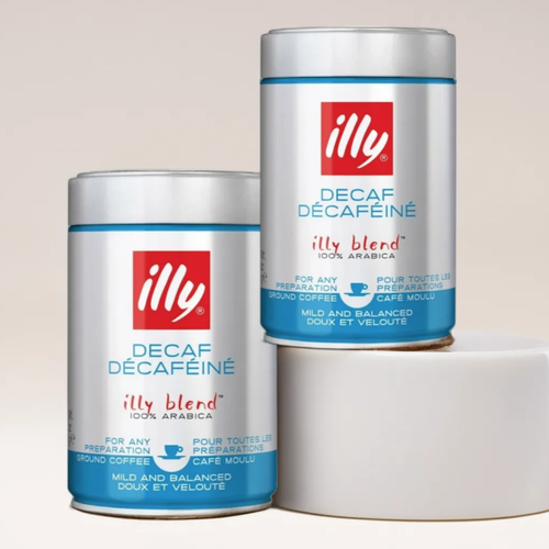 Кофе молотый без кофеина illy Decaf 250 грамм 2 штуки