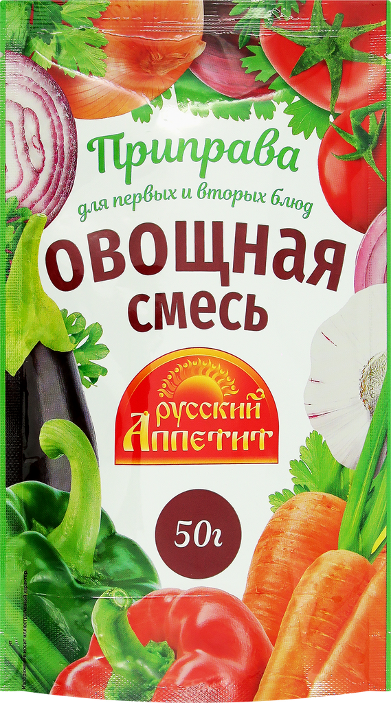 Смесь овощная русский аппетит, 50г