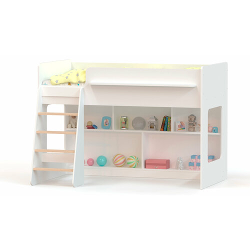 Кровать-чердак Ridgimmi 7 белая 20536₽