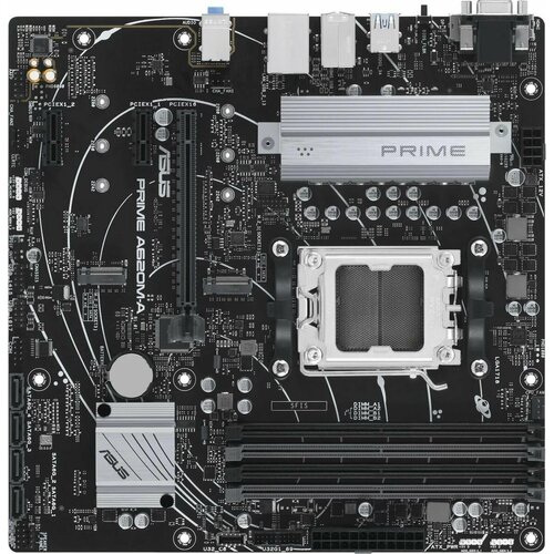 Материнская плата ASUS PRIME A620M-A-CSM SocketAM5 AMD A620 mATX Ret 1932600₽