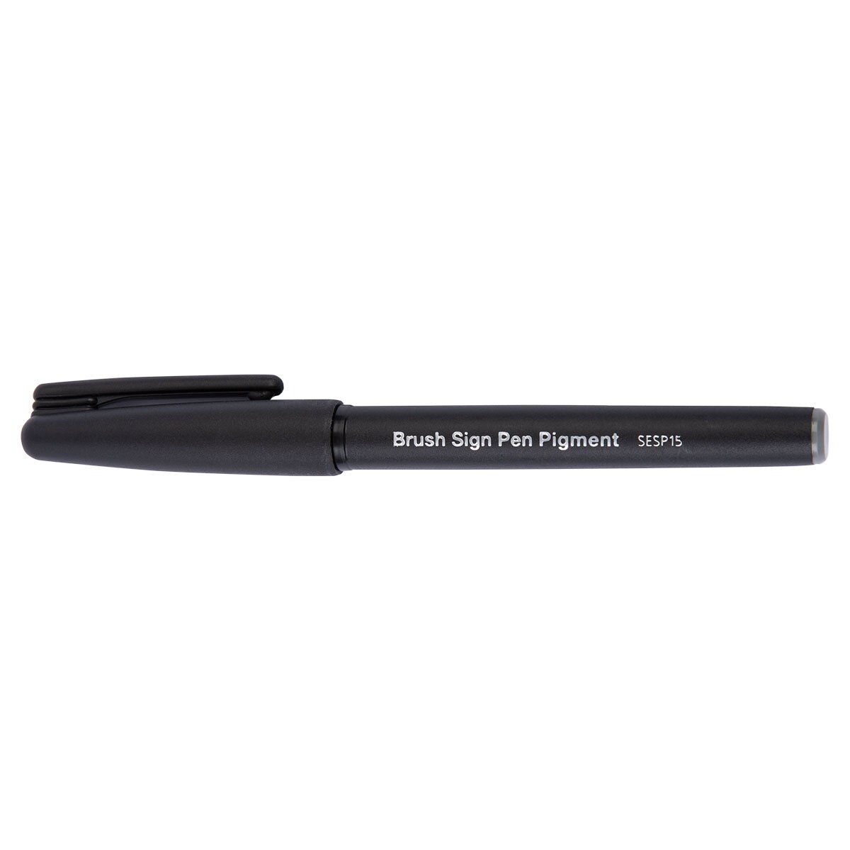 Фломастер-кисть Pentel Brush Sign Pen Pigment 12 шт, серый