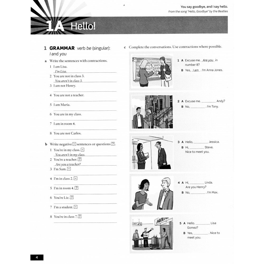 English File. Third Edition. Beginner. Workbook Without Key - фото №4