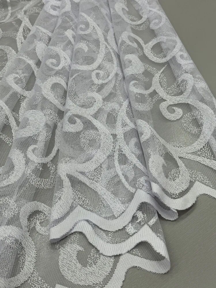 фото Ткань для штор Viva текстиль/тюль жаккард, высота 160 см, на отрез 1 метра, ткань отправляется единым метражом в одном заказе