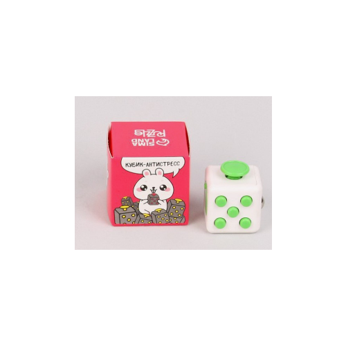 Кубик-антистресс «Средство от стресса», розовый игрушка антистресс colorful fidget cube blind box