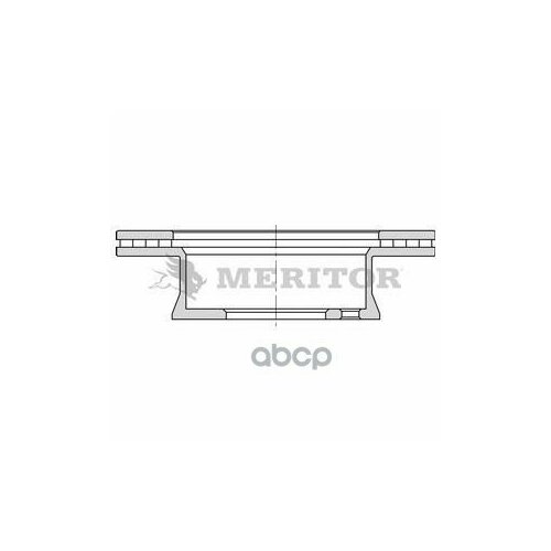 Mercedes Benz Sprinter 1995-2006 Диск Тормозной Передний Вентилируемый MERITOR арт MBR6011 4810₽