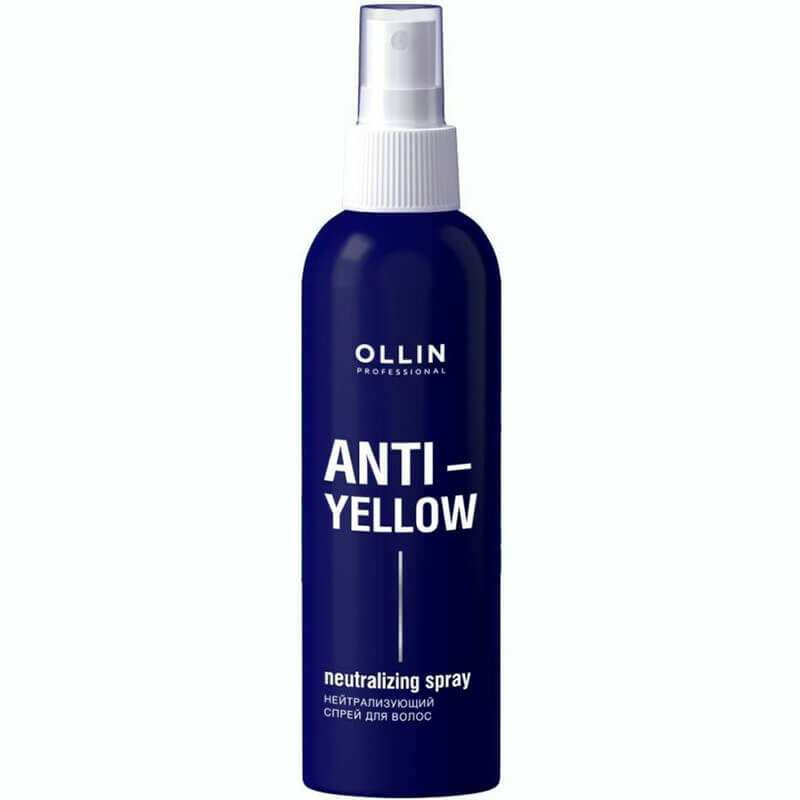 Ollin Anti-Yellow Neutralizing Spray (Нейтрализующий спрей для волос), 150 мл