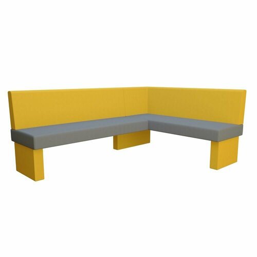 Стильный современный красивый мягкий комфортный диван на кухню, кухонный уголок RATIO 198-140R (2005*1425 h890) Сиденье: VELUTTO 32, Опоры + спинка: VELUTTO 56