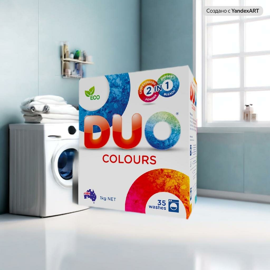 Стиральный порошок Duo Color концентрат 1кг АС Аматек - фото №12