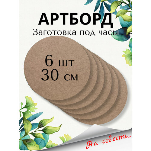 Артборд круглый Заготовка под часы Д30