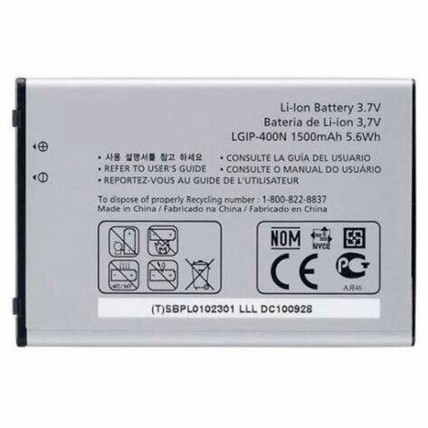 Аккумулятор LGIP 400N для LG GT540/GX200/GM750/GW620/GX500/P500