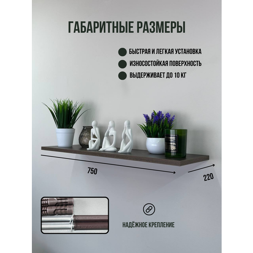 Полка настенная навесная