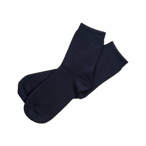 однотонные цветные носки babushka socks 4 цвета Носки , размер 36-39, темно-синий