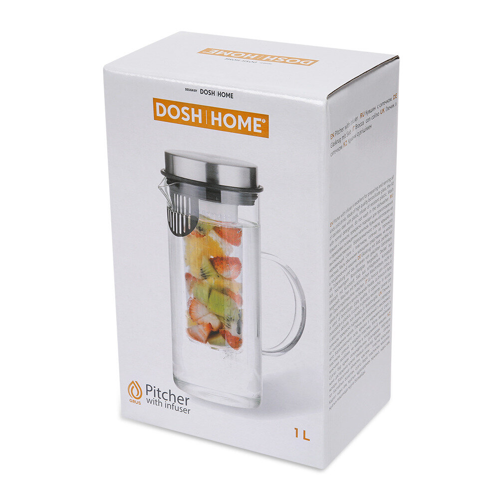 Кувшин Dosh Home Grus с ситечком 1л - фото №5