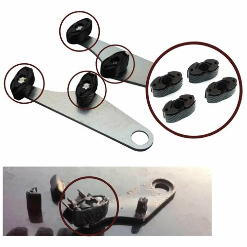 Зажимы для держателя сдвижного переключателя люка на крыше 7701209744 для Рено Меган МК2 Сценик МК2 арт. ESR11-1