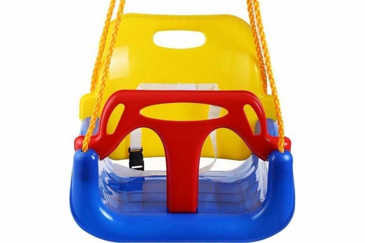 фото Качели кресло Капризун fpp-s027 3 в 1, красный/желтый/синий 238288