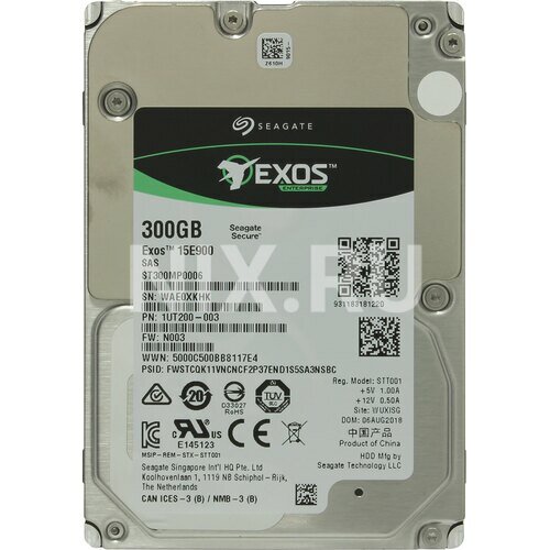 Жесткий диск Seagate Exos 15E900 (ранее Enterprise Performance 15K) ST300MP0006