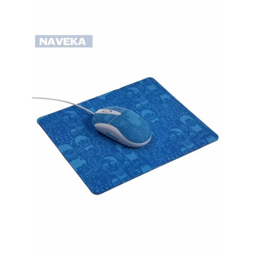 Мышь OXION проводная оптическая 800 dpi USB коврик бе 71400₽