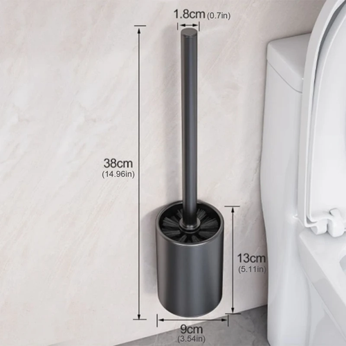 Ершик для унитаза железный с подставкой и крышкой 850₽