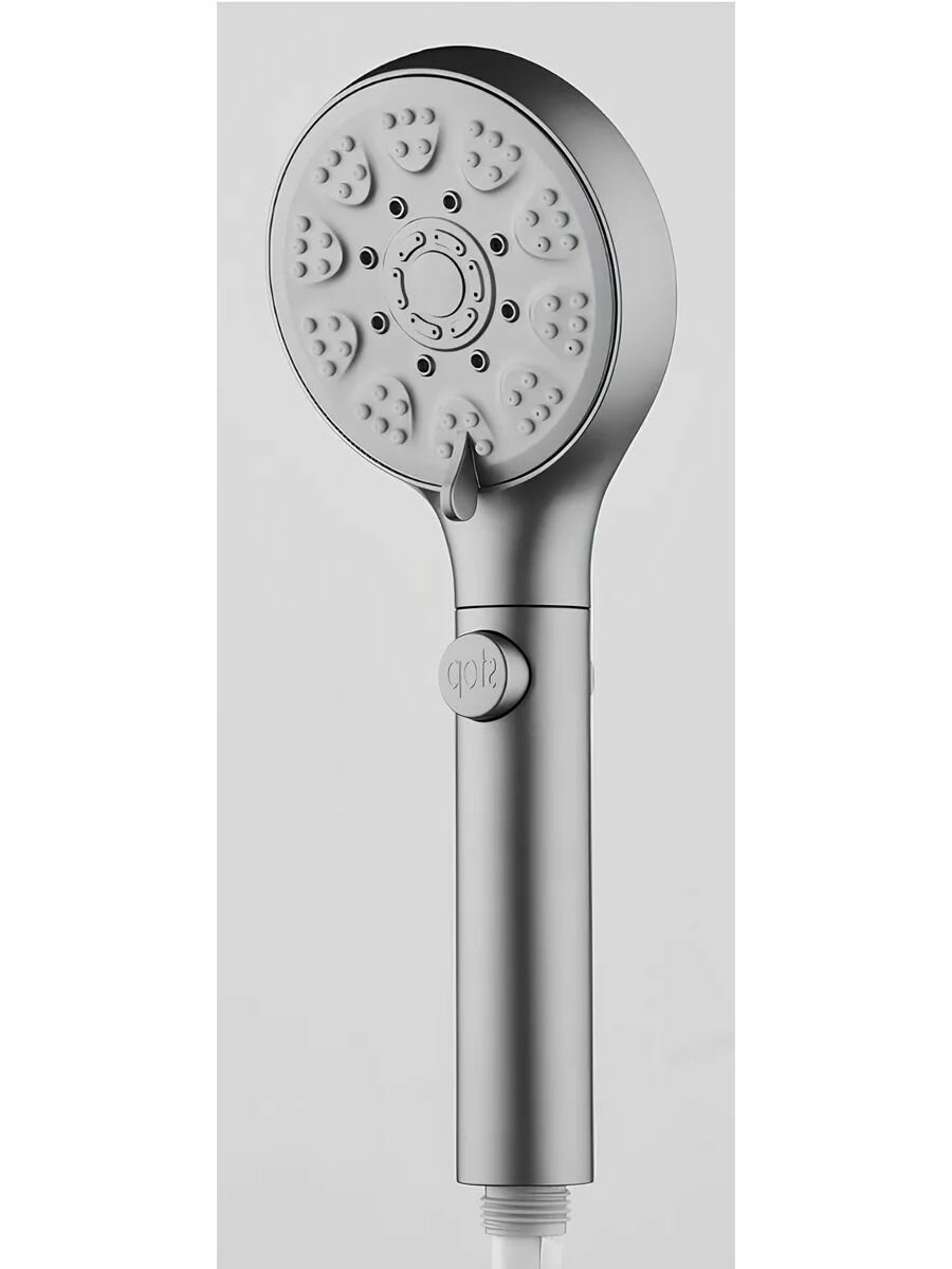 фото Лейка для душа 6 режимов массажная MEGAPLANE Серая