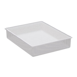 фото Корзина мелкосетчатая металлическая белая 535х410х85 мм Титан-GS