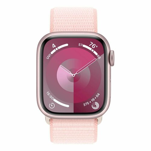 Часы Apple watch S9 41 Pink Sport Loop 4199000₽