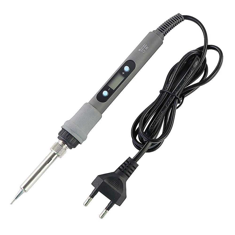 Изображение Sumsour Паяльник 80 Вт серого цвета, 3-Buttons SET-1, 220V EU Plug