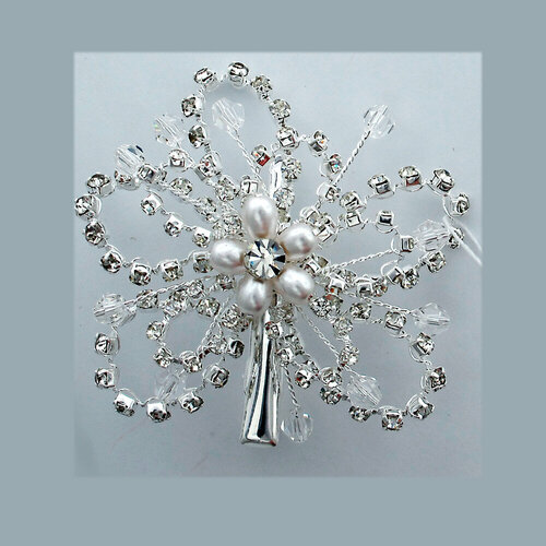 Гребень с жемчугом стеклом 620₽