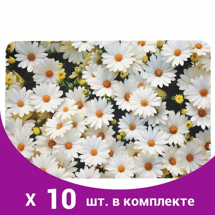 Салфетка кухонная 60х90 см 'Ромашки' (10 шт)