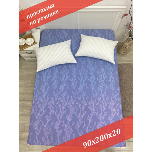 Простыня на резинке 90х200х20 Бязь от бренда ООО Яфтекс 770₽