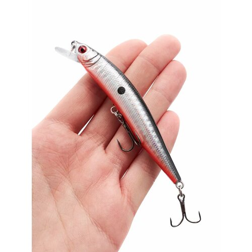 Воблер рыболовный плавающий для рыбалки Минноу 8,5 г, 10 см