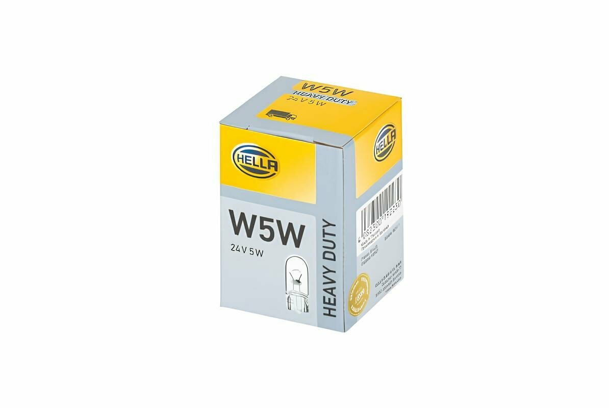 фото Лампа 24V 5W W2.1*9.5d без цоколя 8GP003594251 (Hella)