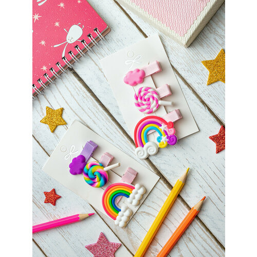 Заколки для волос для девочек клик клак, набор детских заколок малышу 