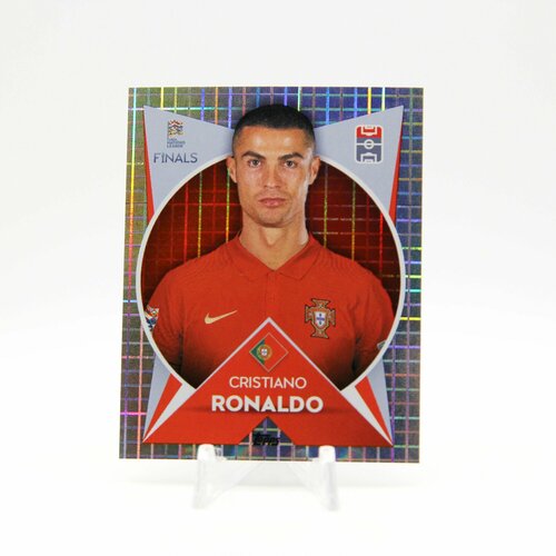 TOPPS Криштиану Роналду - наклейка коллекционная TOPPS The Road to UEFA Nations League Finals 2022-2023